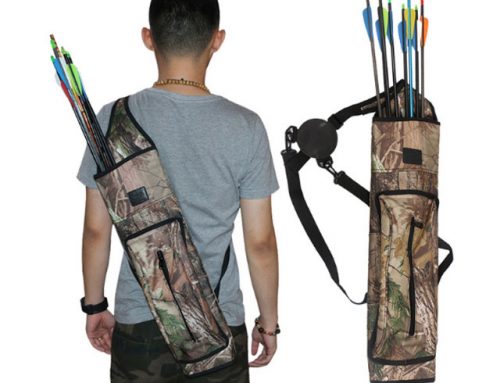 portable camo archery backpack arrow quiver